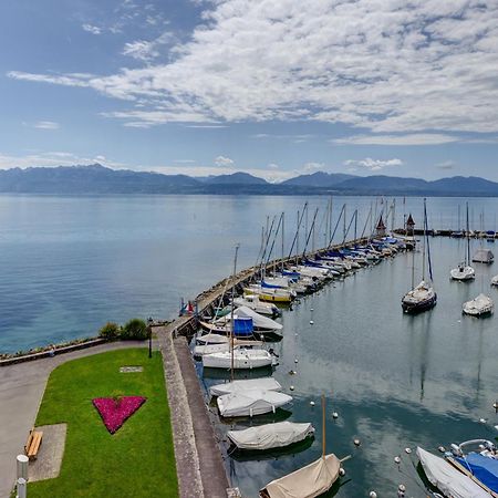 Romantik Hotel Mont Blanc Au Lac Morges Exterior foto