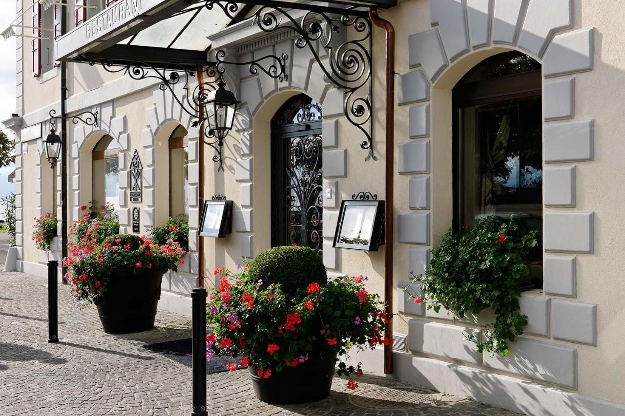 Romantik Hotel Mont Blanc Au Lac Morges Exterior foto