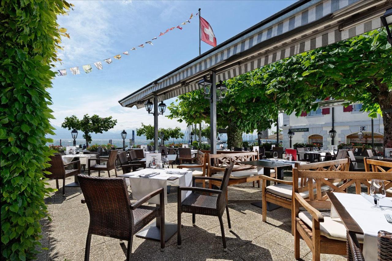 Romantik Hotel Mont Blanc Au Lac Morges Exterior foto