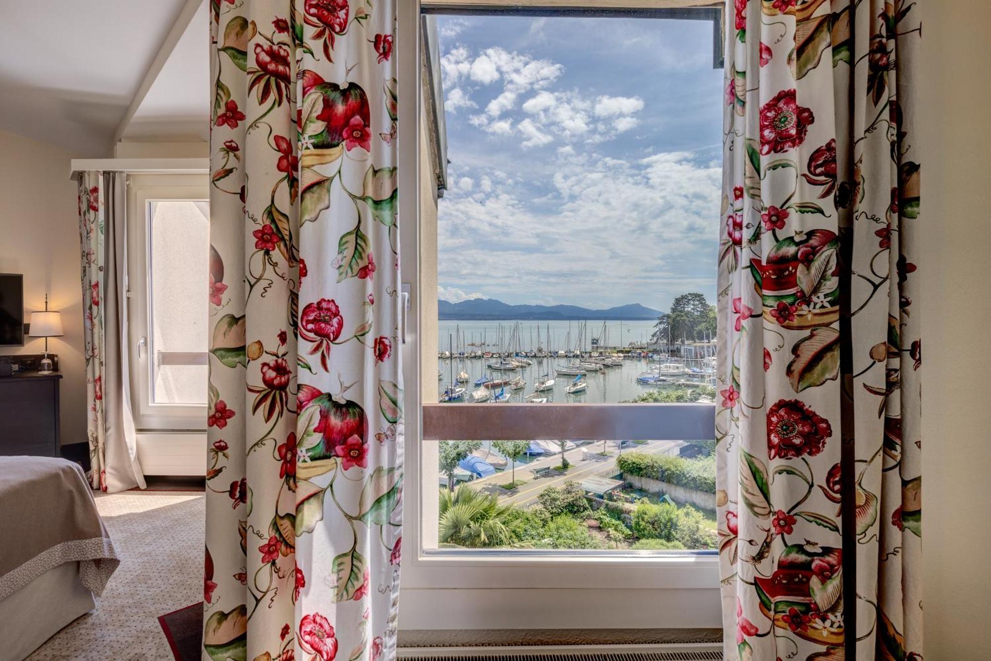 Romantik Hotel Mont Blanc Au Lac Morges Exterior foto