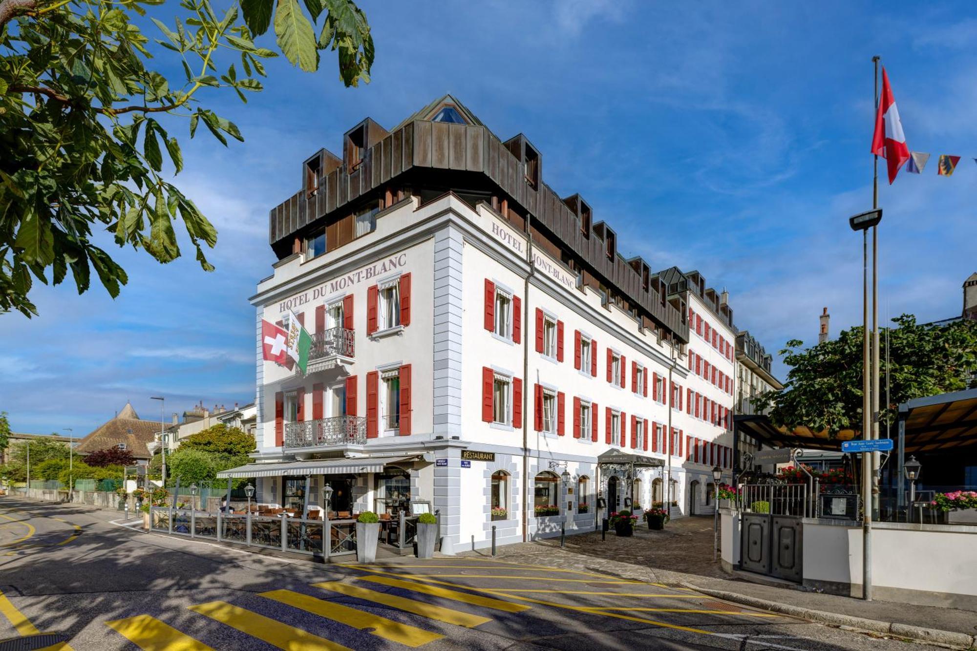 Romantik Hotel Mont Blanc Au Lac Morges Exterior foto